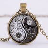 Yin And Yang Tai Chi Witchcraft Necklace Glass