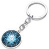 Black Magic Witchcraft Symbol Key Chain