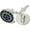 Sun Pentagram Witchcraft Cufflink