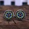 Sun Pentagram Witchcraft Cufflink